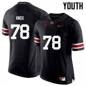 Youth Ohio State Buckeyes #78 Demetrius Knox Black Nike NCAA College Football Jersey Anti-slip BVF8044JK